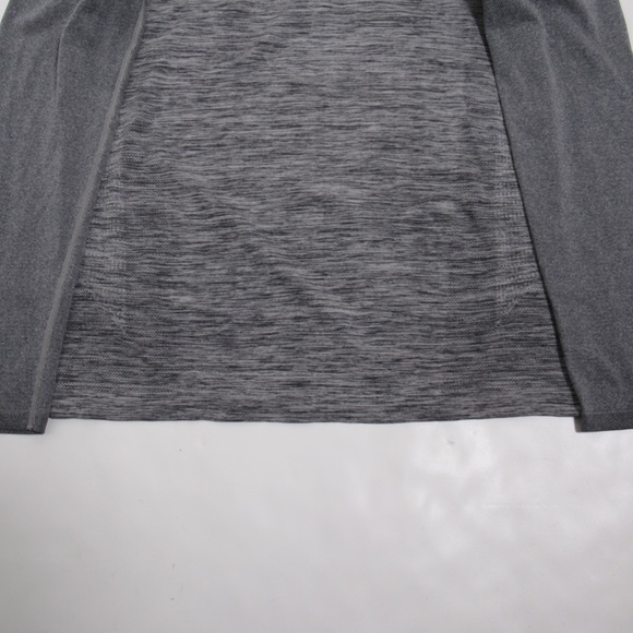 Lululemon Metal Vent Tech Long Sleeve Henley Heathered Grey Size M Silverescent - Picture 3 of 12